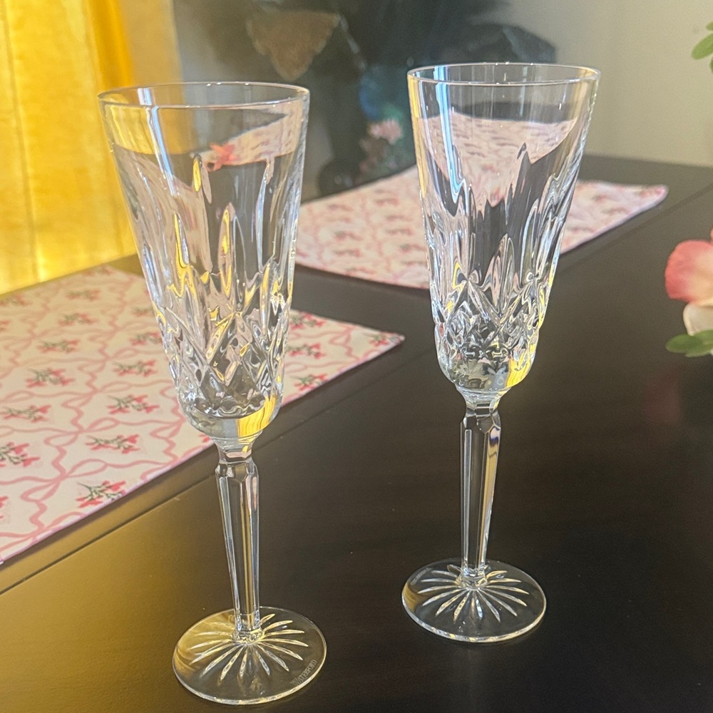 Waterford Champagne Flutes - Stemmed